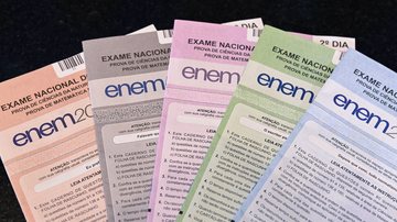Primeiro dia de aplicação do Enem, o domingo (9) foi marcado por temas sociais e culturais e registrou abstenção próxima à de 2024 - Divulgação/Ministério da Educação