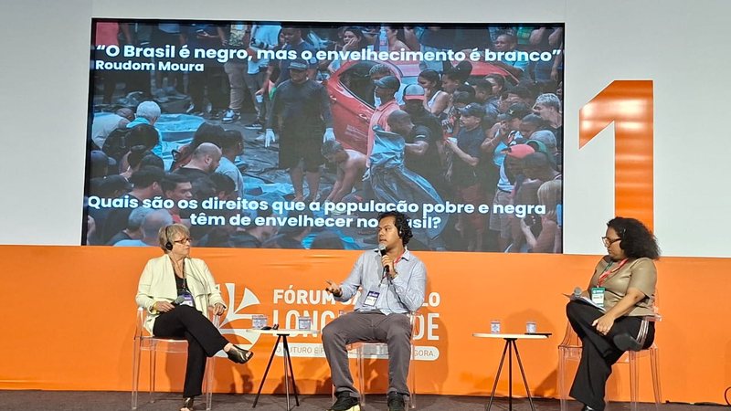 Huri Paz e Sandra Regina Gomes conduziram o painel "Direitos das Pessoas Idosas: Avanços e Desafios no Brasil" do Sesc SP - Paula Bulka Durães/Viva
