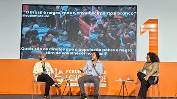 Huri Paz e Sandra Regina Gomes conduziram o painel "Direitos das Pessoas Idosas: Avanços e Desafios no Brasil" do Sesc SP - Paula Bulka Durães/Viva