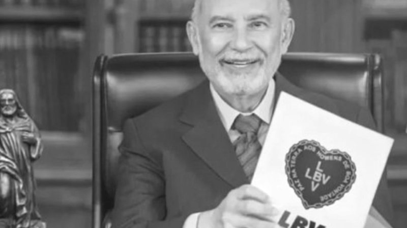 Além de diretor-presidente da LBV e fundador do Templo da Boa Vontade, Paiva Netto era autor de mais de 20 livros - Reprodução/Instagram/@andaiafm