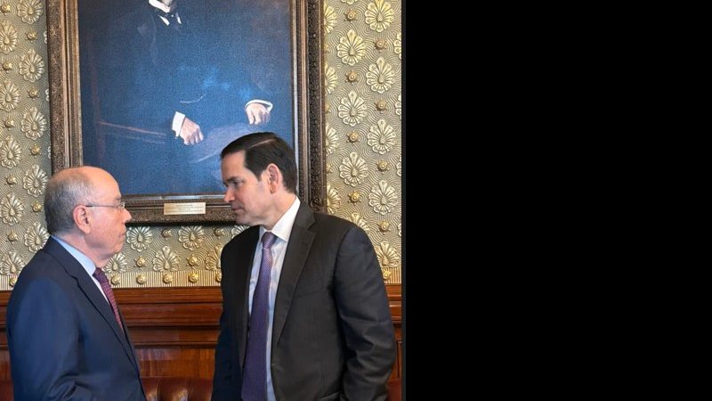 Chanceler Mauro Vieira e o secretário de Estado dos EUA, Marco Rubio - Embaixada do Brasil