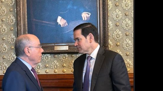 Chanceler Mauro Vieira e o secretário de Estado dos EUA, Marco Rubio - Embaixada do Brasil
