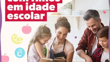 Os conteúdos reúnem informações sobre educação nutricional, receitas acessíveis e saudáveis e atividades lúdicas que incentivam hábitos equilibrados no dia a dia familiar - Divulgação/Nestlé