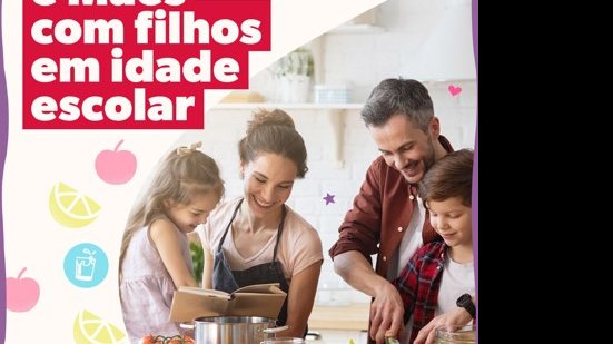 Os conteúdos reúnem informações sobre educação nutricional, receitas acessíveis e saudáveis e atividades lúdicas que incentivam hábitos equilibrados no dia a dia familiar - Divulgação/Nestlé