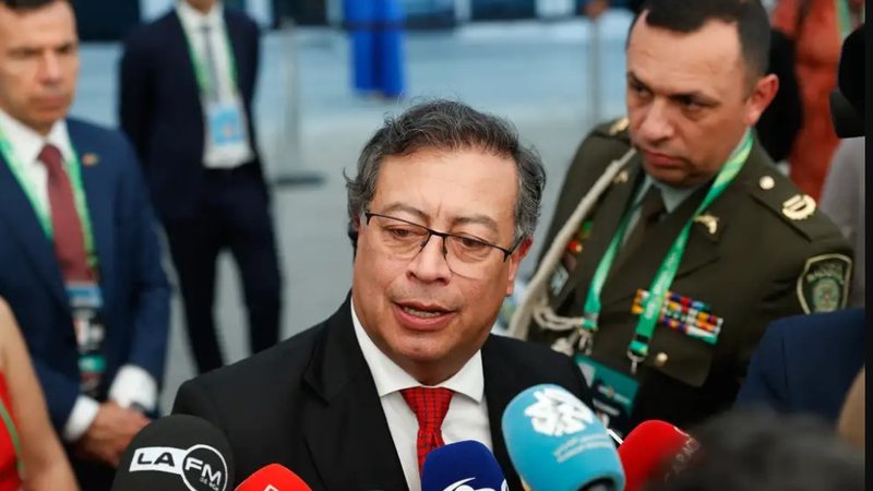 Petro foi acusado por Trump de nada fazer para deter o comércio ilegal de drogas, 'o maior negócio na Colômbia', segundo ele - Fernando Frazão / Agencia Brasil