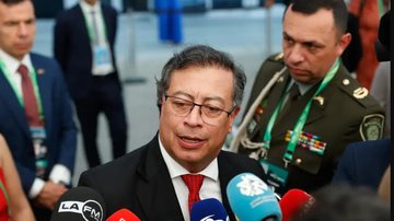 Petro disse que Trump foi grosseiro e ignorante com os colombianos e negou ter vínculos com o narcotráfico - Fernando Frazão / Agencia Brasil