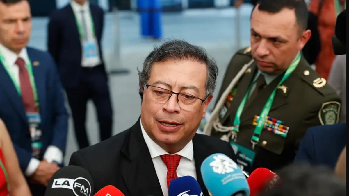 Petro disse que Trump foi grosseiro e ignorante com os colombianos e negou ter vínculos com o narcotráfico - Fernando Frazão / Agencia Brasil