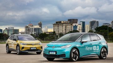 De 21 modelos previstos pela VW para a América do Sul, 10 já foram lançados, caso dos elétricos ID.4 e ID.3 - Divulgação / Volkswagen