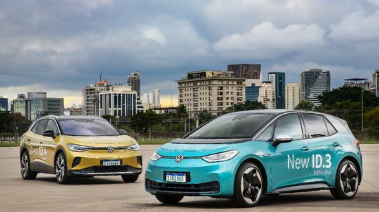 De 21 modelos previstos pela VW para a América do Sul, 10 já foram lançados, caso dos elétricos ID.4 e ID.3 - Divulgação / Volkswagen