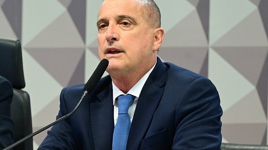 O ex-ministro da Previdência Onyx Lorenzoni depôs hoje na CPMI do INSS e admitiu ter recebido R$ 60 mil de doação de ex-presidente da ABCB - Geraldo Magela/Agência Senado