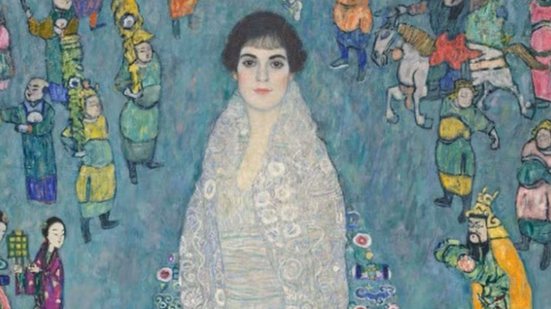 Um retrato do artista austríaco Gustav Klimt alcançou  o valor de US$ 236,4 milhões de dólares em leilão de Nova York - Divulgação/Sotheby's