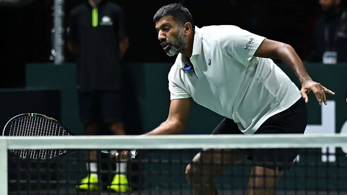 O tenista Rohan Bopanna anuncia aposentadoria e se consagra como o mais velho da ATP - Corinne Dubreuil / ATP Tour