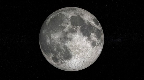 A superlua acontece quando a fase cheia coincide com o momento em que a Lua está mais próxima da Terra - Foto: Envato Elements