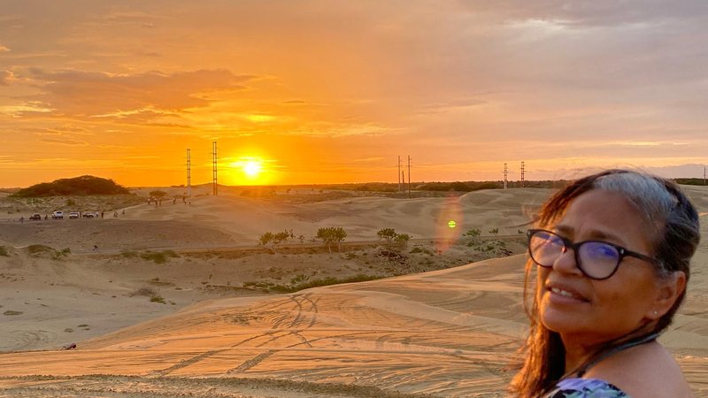 A venezuelana Rosmeri Henriquez, 59, relembra a dificuldade com a barreira do idioma ao chegar ao Brasil - Acervo pessoal