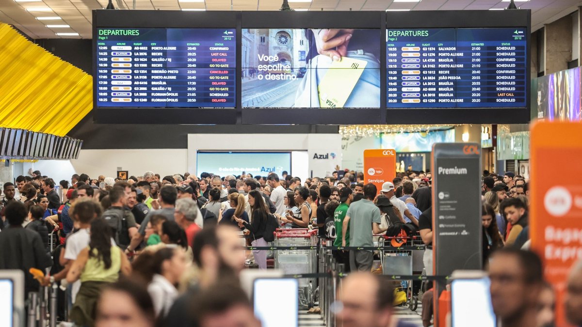 Segundo o Ministério de Portos e Aeroportos, 92 milhões de passageiros foram transportados pelas empresas aéreas entre janeiro e novembro - Paulo Pinto/Agência Brasil
