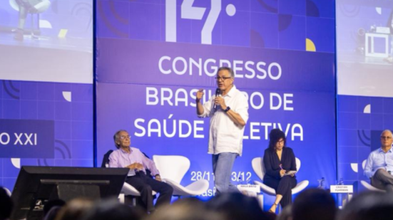 Ministro da saúde apresenta investimentos que integram o AdaptaSUS, plano que foi apresentado na COP30 - Foto: Carolina Antunes/Ministério da Saúde