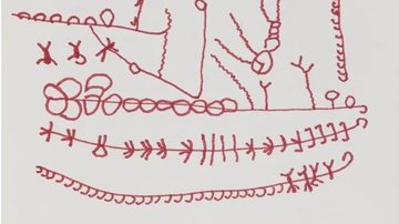 Obra do artista yanomami André Taniki compõe mostra individual no Masp com 120 desenhos - Reprodução Masp