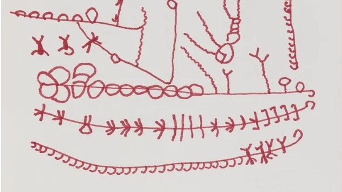 Obra do artista yanomami André Taniki compõe mostra individual no Masp com 120 desenhos - Reprodução Masp