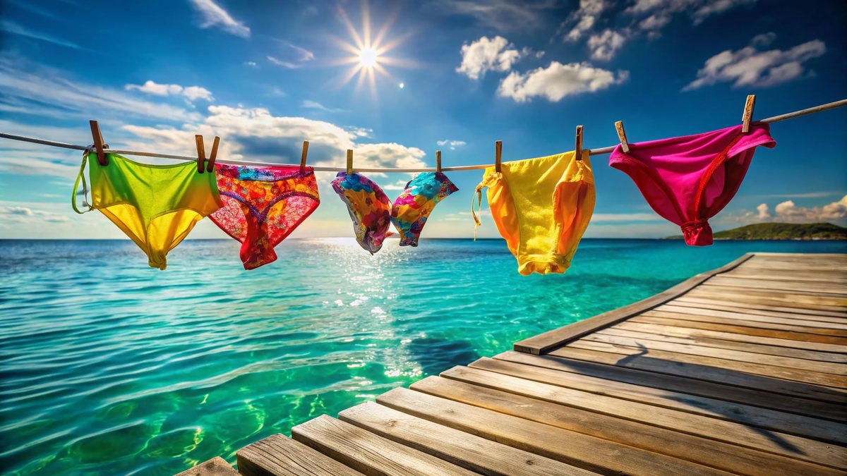 Tire as peças de moda praia do armário algumas vezes ao ano para evitar a proliferação de ácaros e fungos - Adobe Stock