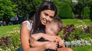 Bruna Ferreira foi presa ao ir buscar o filho; ela divide a guarda do filho com o irmão da secretária de Imprensa de Trump - Reprodução
