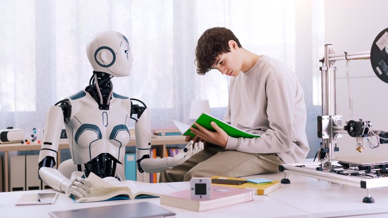 Uma pesquisa da Demà e da Nexus releva que a maioria dos jovens consideram importante possuir habilidades com a IA na hora de procurar emprego - Envato