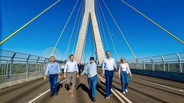 Lula participou ontem da abertura da ponte Brasil–Paraguai; hoje, disse que a ameaça à soberania se apresenta sob guerra, antidemocracia e crime organizado - Ricardo Stuckert / PR