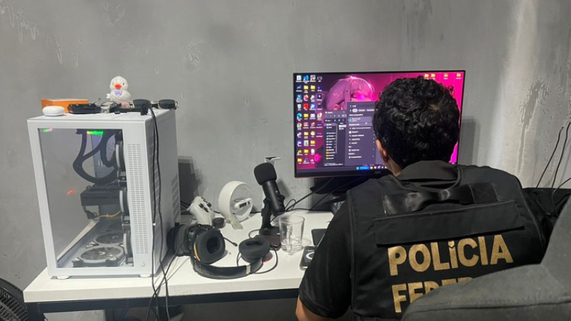 FBI apoiou na identificação da plataforma geral que permitia a qualquer pessoa contratar ataques mediante pagamento - Foto: Divulgação/ Polícia Federal