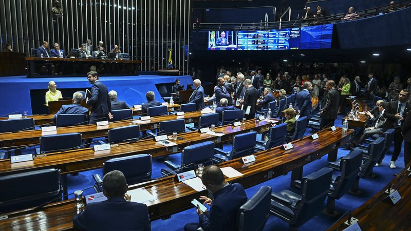 Projeto da dosimetria reduz as penas dos condenados pelos atos golpistas do 8 de janeiro de 2023; texto segue para sanção presidencial de Lula - Jefferson Rudy/Agência Senado