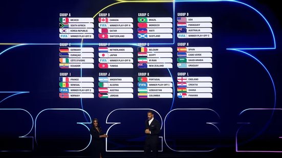 Brasil estreia no dia 13 de junho contra o Marrocos, em Nova York, às 19 horas de Brasília - Reprodução/FIFA