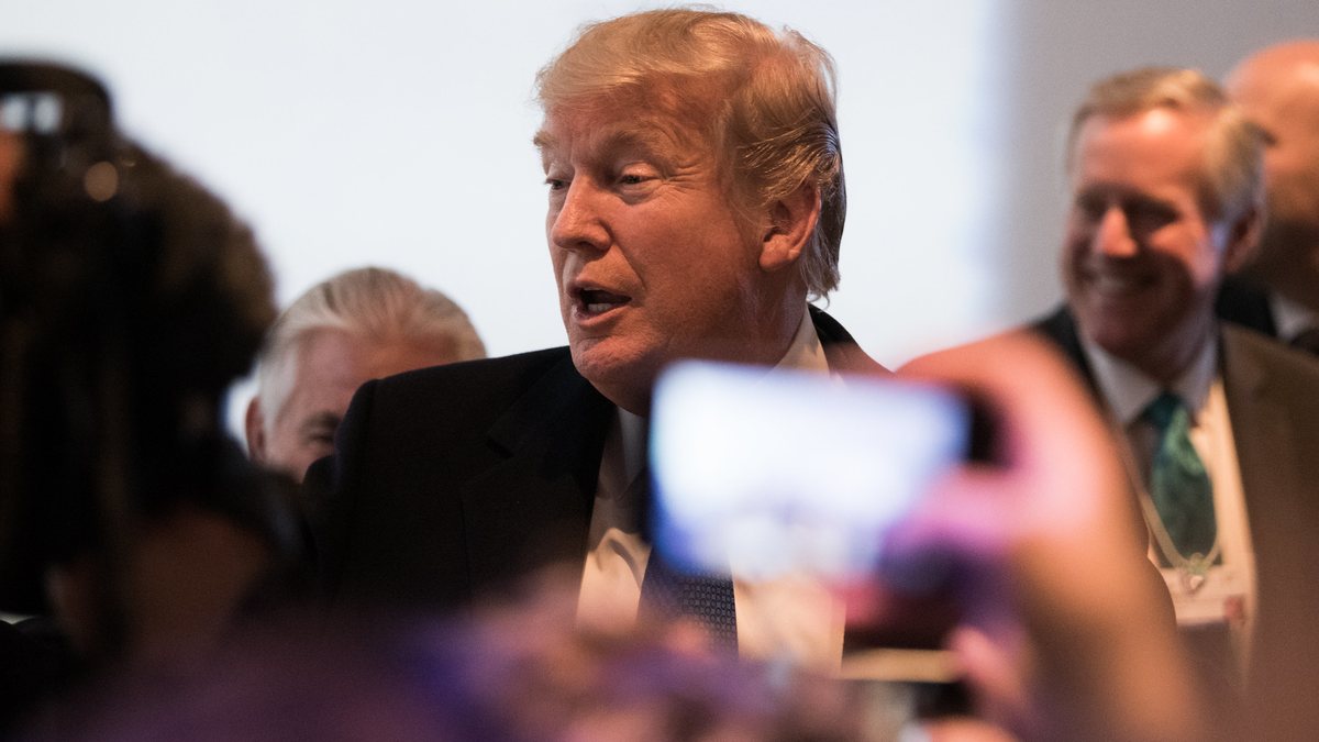 O presidente dos EUA, Donald Trump, no Fórum Econômico Mundial, em Davos - World Economic Forum / Mattias Nutt