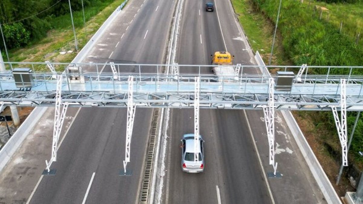 Diferentemente do pedágio tradicional, o motorista não precisa parar - Créditos: Divulgação/ANTT
