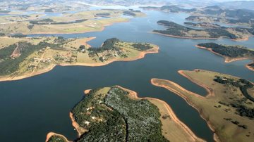 Nível do Cantareira subiu 3 pontos desde 14 de agosto, após as fortes chuvas - Divulgação/Governo de SP