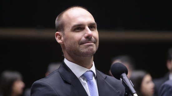 Polícia Federal determina o retorno de Eduardo Bolsonaro ao cargo efetivo de policial federal, no Rio de Janeiro - Bruno Spada / Câmara dos Deputados