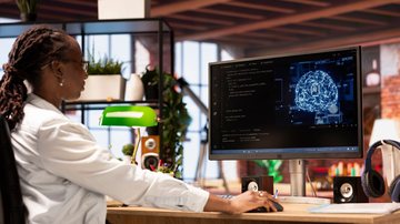 Uso diário de inteligência artificial no trabalho dobra no Brasil - Freepik