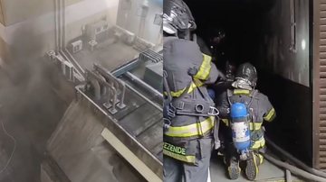 Problema foi causado por gerador, que apresentou falha e entrou em combustão - Reprodução / Corpo de Bombeiros