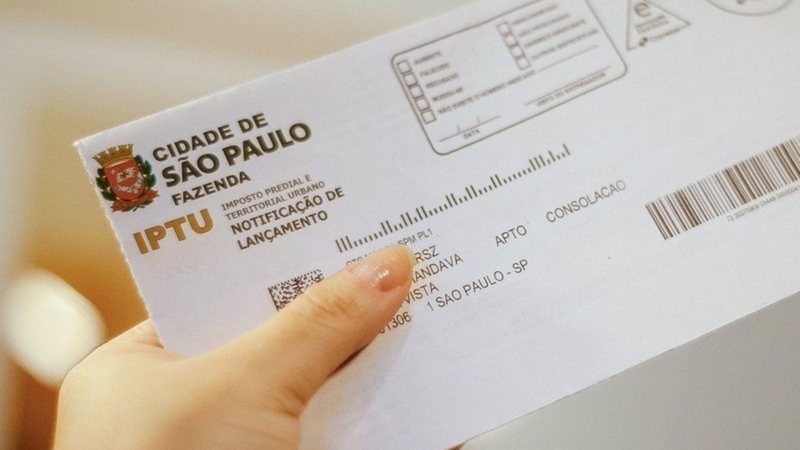 A emissão geral das notificações do IPTU 2026 acontece entre janeiro e fevereiro - Foto: Prefeitura de São Paulo