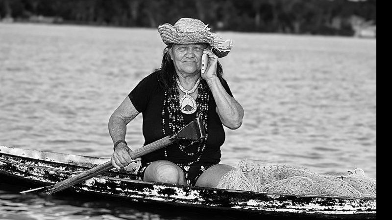 Foto vencedora de 2025, registrada na  comunidade ribeirinha Vila do Cocal, no Marajó - Divulgação - Anatel / Foto: Josué Castilho dos Santos