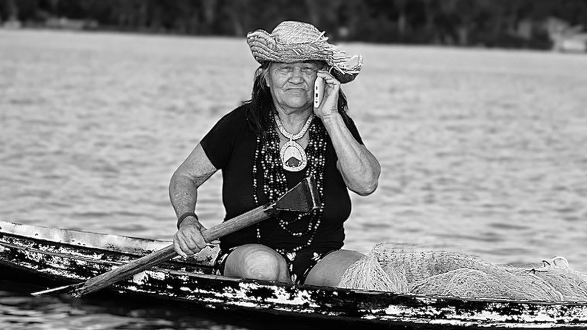 Foto vencedora de 2025, registrada na  comunidade ribeirinha Vila do Cocal, no Marajó - Divulgação - Anatel / Foto: Josué Castilho dos Santos
