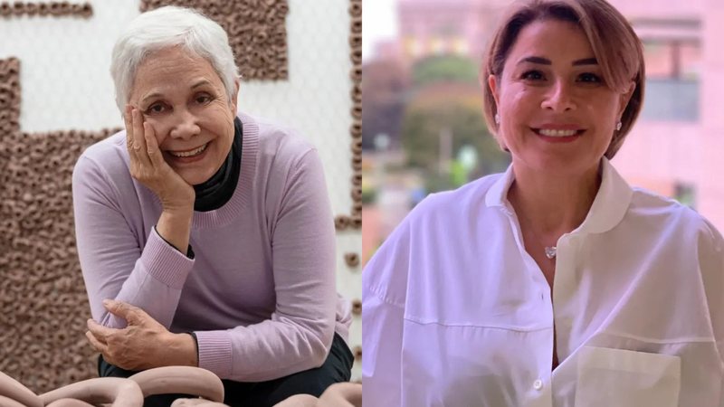 À esq., a artista plástica ítalo-brasileira Anna Maria Maiolino; à dir., a empresária e advogada Rafaela Pimenta - Divulgação/Instagram