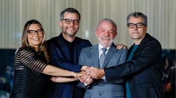 Lula afirmou que o prêmio representa o fortalecimento do cinema nacional no cenário global - Ricardo Stuckert via @LulaOficial