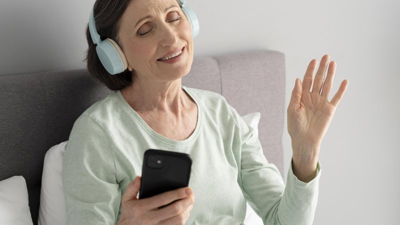 Cada pessoa reage de um jeito. Por isso, o ideal é testar até encontrar o som que traz mais conforto. - Foto: Freepik