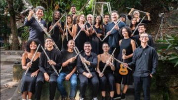 A Orquestra de Sopros Pro Arte se apresentará com 20 integrantes, em uma formação com flautas transversas, clarinetes, entre outros instrumentos - Divulgação