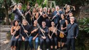 A Orquestra de Sopros Pro Arte se apresentará com 20 integrantes, em uma formação com flautas transversas, clarinetes, entre outros instrumentos - Divulgação