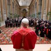 Em reunião no Vaticano nesta sexta, o Papa Leão XIV discursou para cerca de 420 diplomatas e criticou falta de diálogo entre os países - Vatican Media