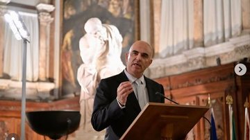O secretário-geral do Conselho Europeu, Alain Berset, afirmou que o direito internacional só faz sentido quando é universal - Divulgação/Instagran/@alain.berset