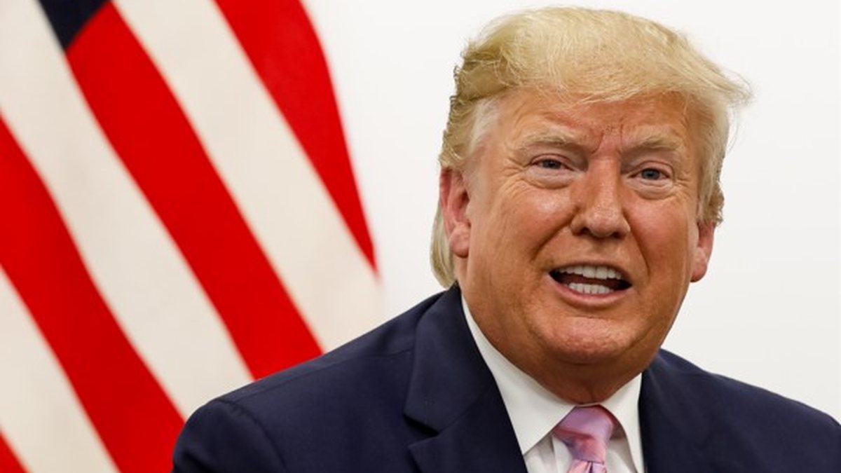 Ao fazer balanço de 1 ano de governo, Trump também disse que agora ama a Venezuela e que ninguém fez tanto pela Otan quanto ele - Alan Santos /PR