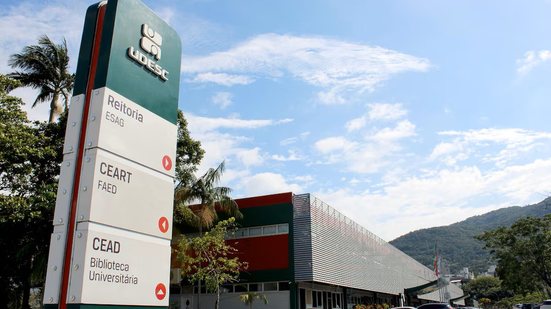 Fachada da Universidade do Estado de Santa Catarina (Udesc) - Divulgação/Secom Udesc