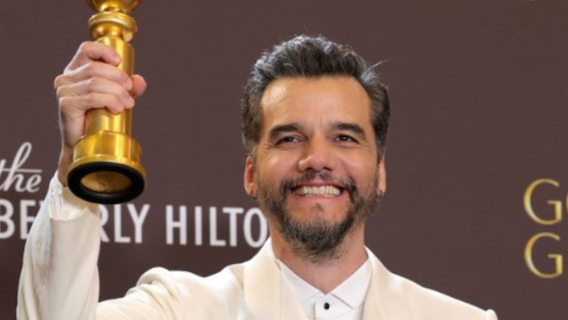 Wagner Moura vence Melhor Ator de Drama no Globo de Ouro por O Agente Secreto, também vencedor de Melhor Filme em Língua não Inglesa - Reprodução Instagram