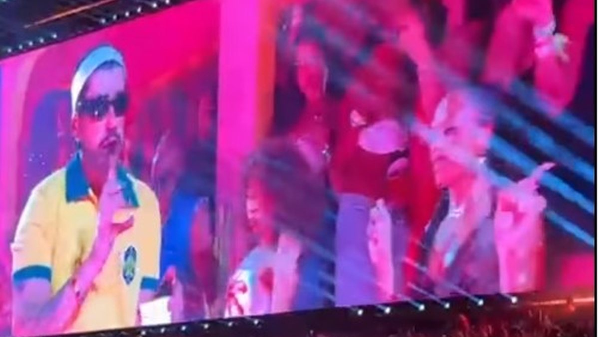 Bad Bunny aproveitou cada momento no palco: não teve pressa de terminar nenhuma música e deixou seus músicos brilharem - Instagram / @allianzparque