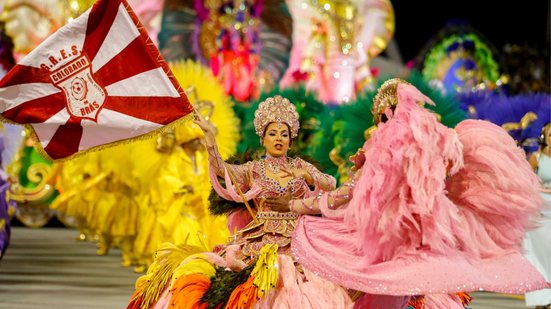 Colorado do Brás na apresentação de 2025. Este ano é a segunda a desfilar - Paulo Pinto / Agência Brasil